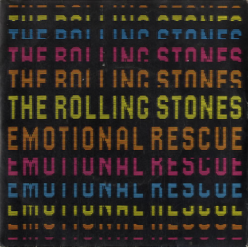 The Rolling Stones Emotional Rescue 7" vinyl single (7 inch record / 45) German ROL07EM593160