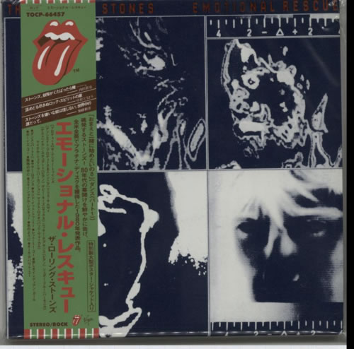 The Rolling Stones Emotional Rescue CD album (CDLP) Japanese ROLCDEM606940
