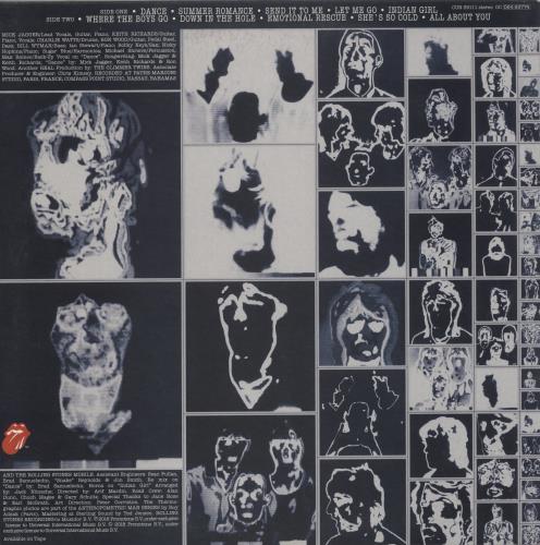 The Rolling Stones Emotional Rescue vinyl LP album (LP record) US ROLLPEM882741