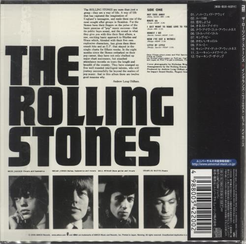 The Rolling Stones England's Newest Hit Makers CD album (CDLP) Japanese ROLCDEN887539