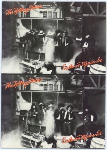 The Rolling Stones Exile On Main St + Postcards - EX 2-LP vinyl record set (Double LP Album) US ROL2LEX704217