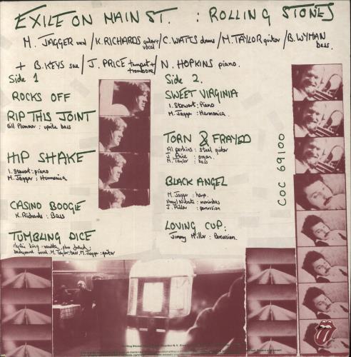 The Rolling Stones Exile On Main St - Complete - EX 2-LP vinyl record set (Double LP Album) UK ROL2LEX543986
