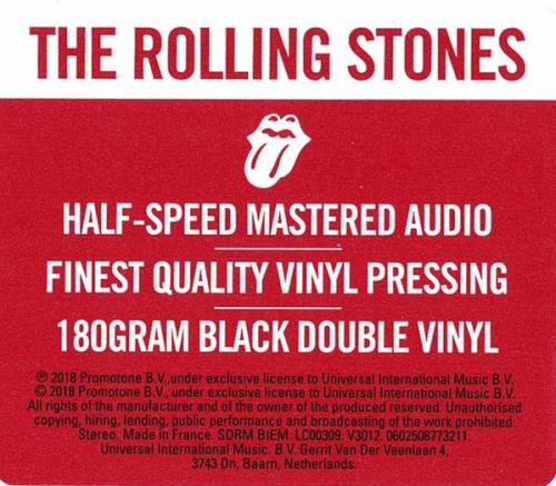 The Rolling Stones Exile On Main St - Half Speed Master 180 Gram - Sealed 2-LP vinyl record set (Double LP Album) UK ROL2LEX794563