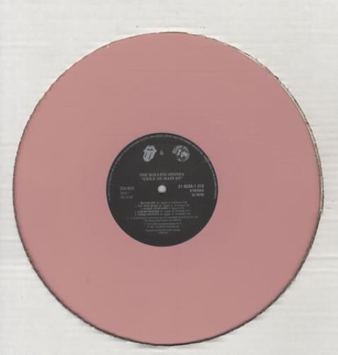 The Rolling Stones Exile On Main St - Pink Vinyl 2-LP vinyl record set (Double LP Album) Czech ROL2LEX133097