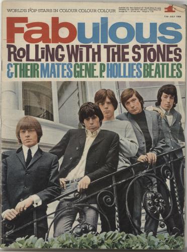 The Rolling Stones Fabulous Rolling With The Stones magazine UK ROLMAFA694463