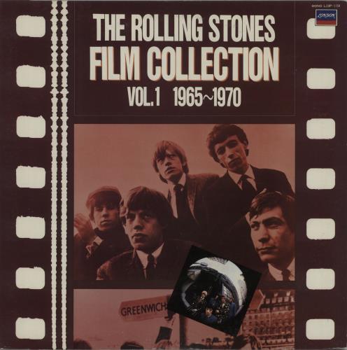 The Rolling Stones Film Collection Vol 1 1965~1970 vinyl LP album (LP record) Japanese ROLLPFI232545