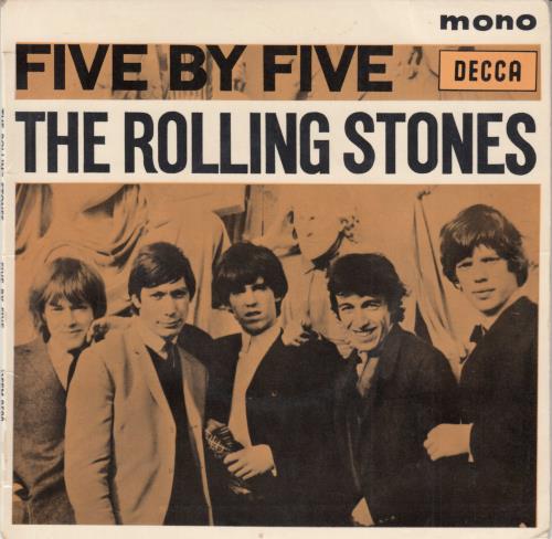 The Rolling Stones Five By Five EP - 1st 7" vinyl single (7 inch record / 45) New Zealand ROL07FI778636
