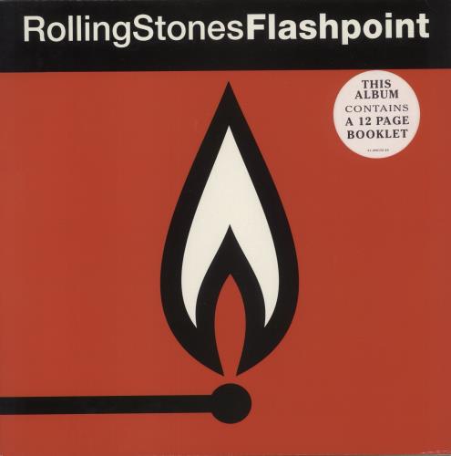 The Rolling Stones Flashpoint - Cover Sticker vinyl LP album (LP record) UK ROLLPFL877418