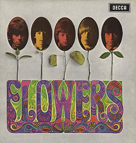 The Rolling Stones Flowers + Insert vinyl LP album (LP record) French ROLLPFL311655