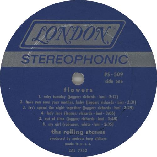 The Rolling Stones Flowers - shrink vinyl LP album (LP record) US ROLLPFL666232