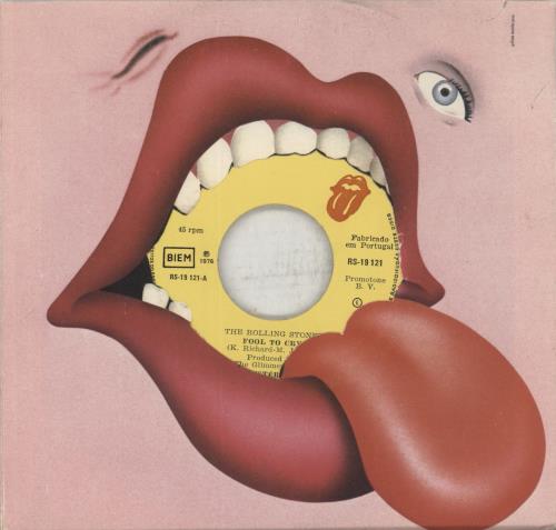 The Rolling Stones Fool To Cry 7" vinyl single (7 inch record / 45) Portuguese ROL07FO879649