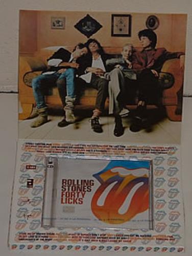 The Rolling Stones Forty Licks CD Album Box Set Mexican ROLDXFO256581