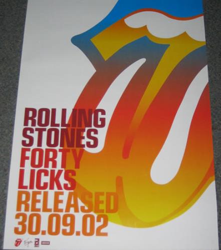 The Rolling Stones Forty Licks poster UK ROLPOFO279563
