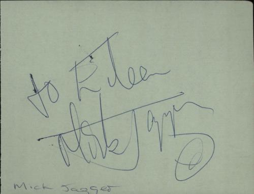 The Rolling Stones Full Set Of 1966 Autographs memorabilia New Zealand ROLMMFU644414