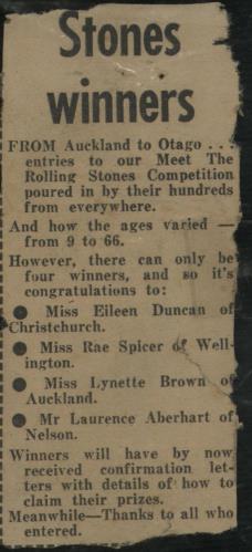 The Rolling Stones Full Set Of 1966 Autographs memorabilia New Zealand ROLMMFU644414