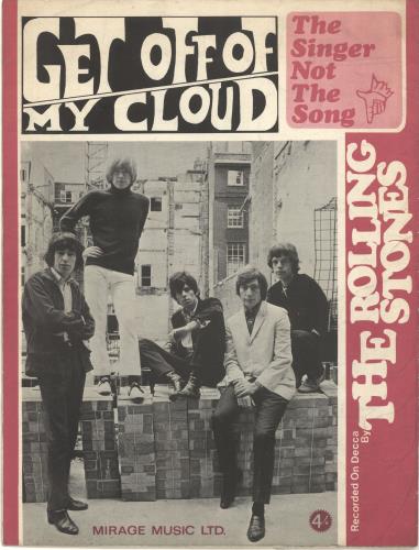 The Rolling Stones Get Off Of My Cloud / The Singer Not The Song sheet music UK ROLSMGE374498