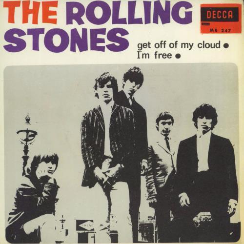 The Rolling Stones Get Off Of My Cloud - 2 Disc With Different Labels 7" vinyl single (7 inch record / 45) Spanish ROL07GE778461