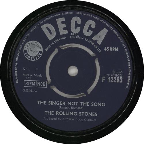 The Rolling Stones Get Off Of My Cloud - Export Label Layout 7" vinyl single (7 inch record / 45) UK ROL07GE749580