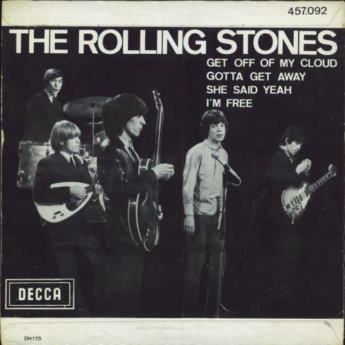 The Rolling Stones Get Off Of My Cloud 7" vinyl single (7 inch record / 45) Belgian ROL07GE789994