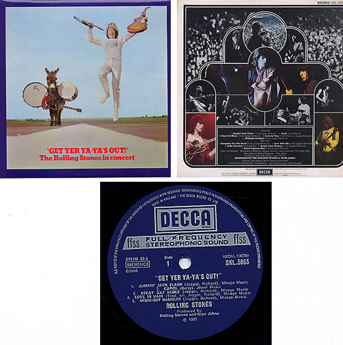 The Rolling Stones Get Yer Ya-Ya's Out! - 1st vinyl LP album (LP record) UK ROLLPGE41639