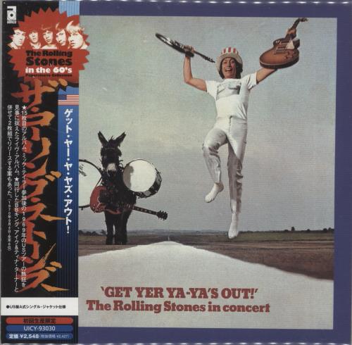 The Rolling Stones Get Yer Ya-Ya's Out! CD album (CDLP) Japanese ROLCDGE887533
