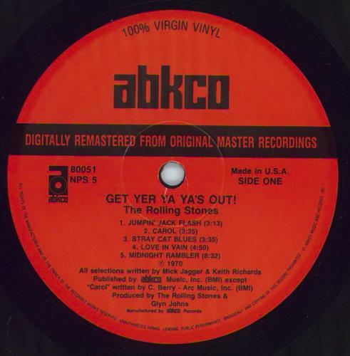 The Rolling Stones Get Yer Ya-Ya's Out - Opened shrink vinyl LP album (LP record) US ROLLPGE799696