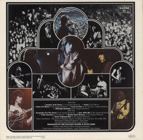 The Rolling Stones Get Yer Ya-Ya's Out vinyl LP album (LP record) German ROLLPGE314521