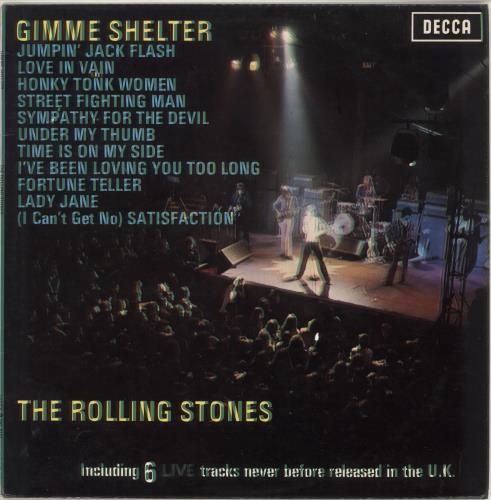 The Rolling Stones Gimme Shelter - 1st - Misprint vinyl LP album (LP record) UK ROLLPGI744196