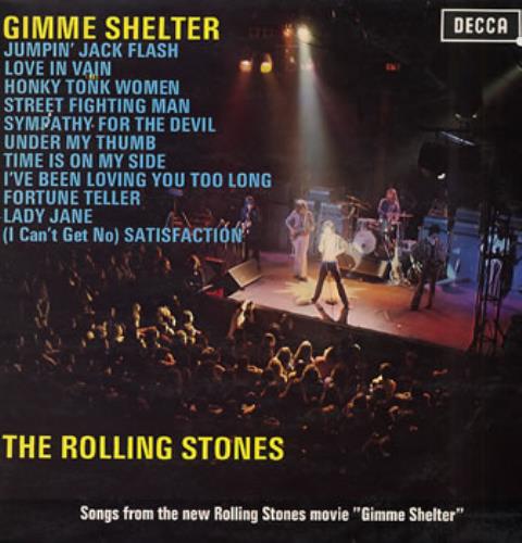 The Rolling Stones Gimme Shelter vinyl LP album (LP record) German ROLLPGI323687