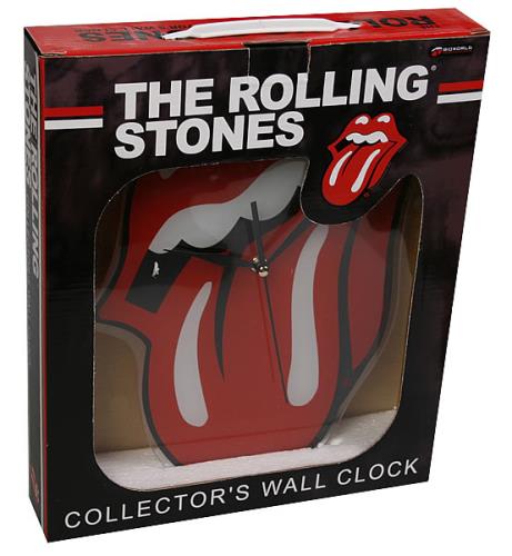 The Rolling Stones Glass Clock memorabilia UK ROLMMGL330624