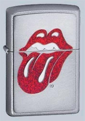 The Rolling Stones Glitter Logo Zippo Lighter memorabilia UK ROLMMGL374899