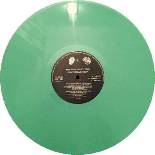 The Rolling Stones Goats Head Soup - Pistachio Green Vinyl vinyl LP album (LP record) Czech ROLLPGO81941