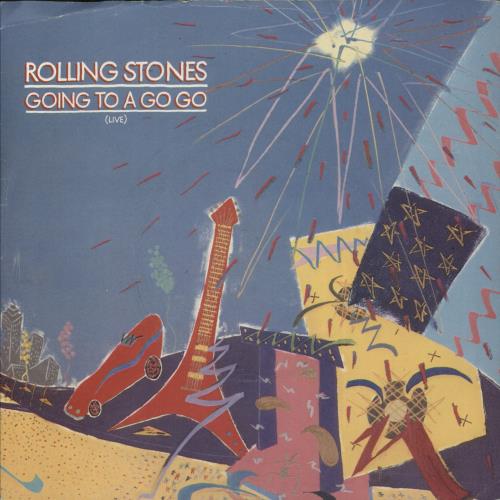 The Rolling Stones Going To A Go Go + p/s 7" vinyl single (7 inch record / 45) UK ROL07GO29424