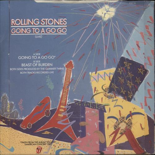 The Rolling Stones Going To A Go Go + p/s 7" vinyl single (7 inch record / 45) UK ROL07GO29424