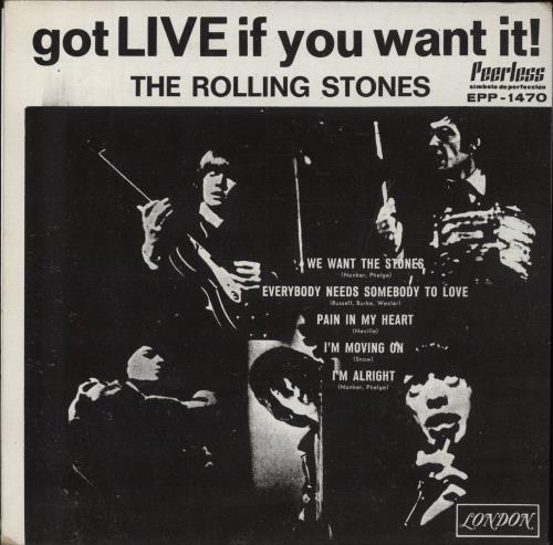 The Rolling Stones Got LIVE If You Want It! - 3RD 7" vinyl single (7 inch record / 45) Mexican ROL07GO796412