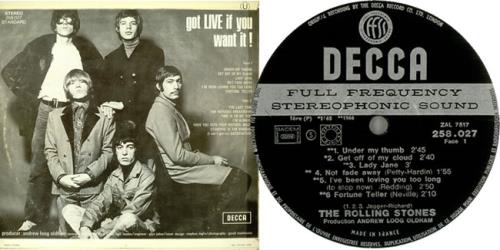 The Rolling Stones Got Live If You Want It! vinyl LP album (LP record) French ROLLPGO421655