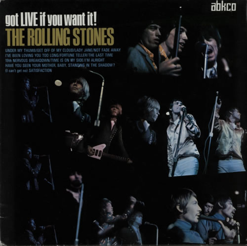 The Rolling Stones Got Live If You Want It! vinyl LP album (LP record) UK ROLLPGO599195