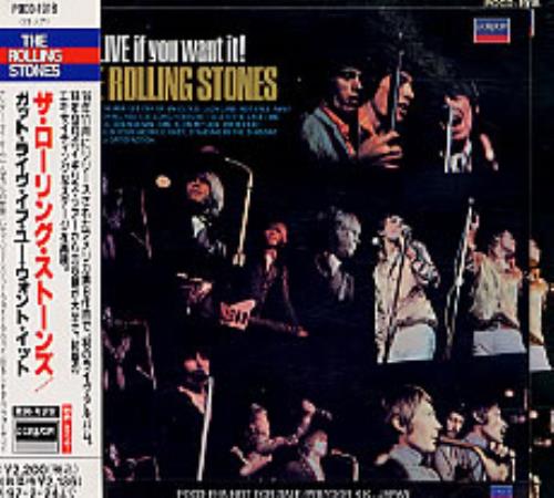 The Rolling Stones Got Live If You Want It + sticker CD album (CDLP) Japanese ROLCDGO251178