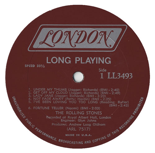 The Rolling Stones Got Live If You Want It - 1st - USA vinyl LP album (LP record) US ROLLPGO211817