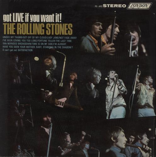 The Rolling Stones Got Live If You Want It - shrink vinyl LP album (LP record) US ROLLPGO671264