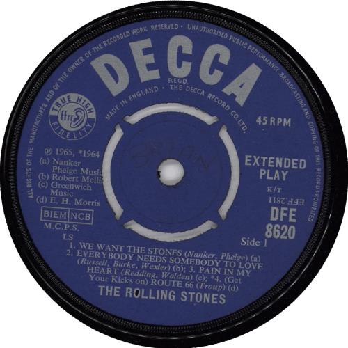 The Rolling Stones Got Live If You Want It EP - 1st - WOL 7" vinyl single (7 inch record / 45) UK ROL07GO767095