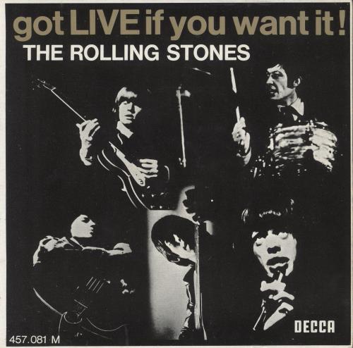 The Rolling Stones Got Live If You Want It EP - 7-65 - Hexagonal 7" vinyl single (7 inch record / 45) French ROL07GO215095