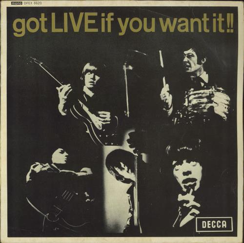 The Rolling Stones Got Live If You Want It EP - EX 12" vinyl single (12 inch record / Maxi-single) UK ROL12GO796532