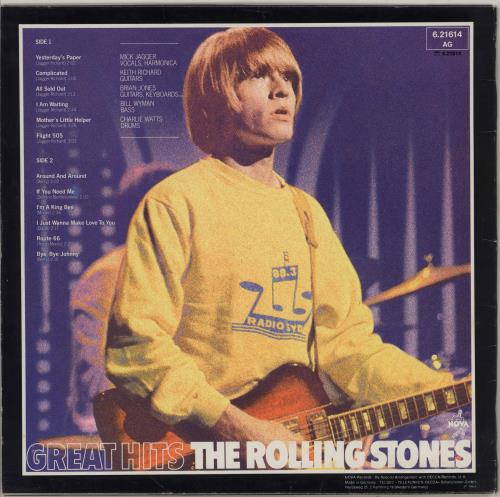 The Rolling Stones Great Hits vinyl LP album (LP record) German ROLLPGR302283