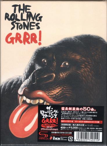 The Rolling Stones Grrr! - Deluxe Edition - Sealed CD Album Box Set Japanese ROLDXGR777046