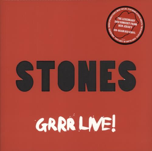 The Rolling Stones GRRR Live! - 180 Gram Red 3-LP vinyl record set (Triple LP Album) UK ROL3LGR864812