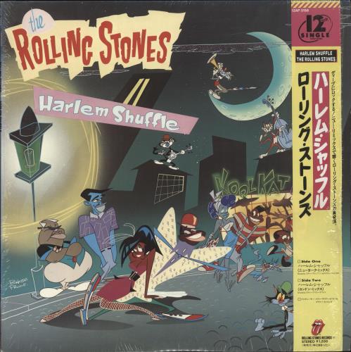 The Rolling Stones Harlem Shuffle + Shrinkwrap 12" vinyl single (12 inch record / Maxi-single) Japanese ROL12HA696922