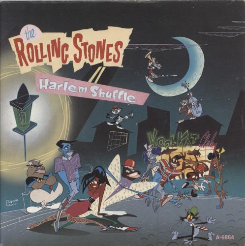 The Rolling Stones Harlem Shuffle - Poster Sleeve 7" vinyl single (7 inch record / 45) Dutch ROL07HA780976