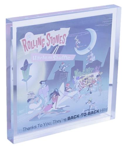 The Rolling Stones Harlem Shuffle Glass Paperweight memorabilia US ROLMMHA117361