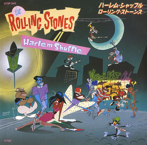 The Rolling Stones Harlem Shuffle 7" vinyl single (7 inch record / 45) Japanese ROL07HA147881